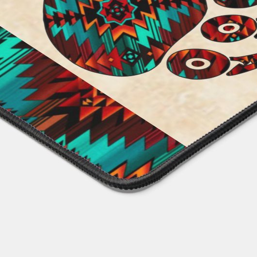 Tribal Bear Paw Schreibtischunterlage (Ecke)