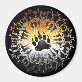 Tribal Bear Pride Paw Magnet (Vorne)