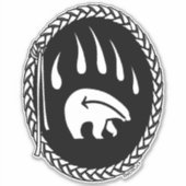 Tribal Bear Stickers Custom Bären Art Decks Aufkleber (Vorderseite)