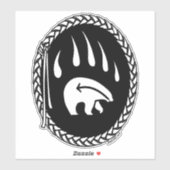 Tribal Bear Stickers Custom Bären Art Decks Aufkleber (Blatt)
