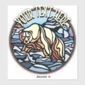 Tribal Bear Stickers Polar Bären Metis Art Decals Aufkleber (Blatt)