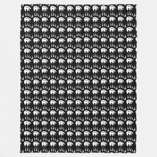 Tribal Bears Blanket Native Art Fleece Blanket (Vorderseite)