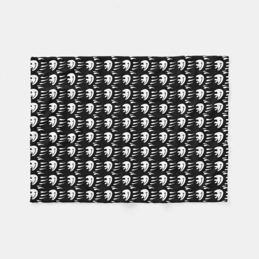 Tribal Bears Blanket Native Art Fleece Blanket (Vorderseite (Horizontal))