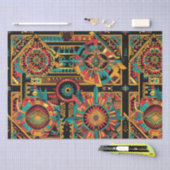 Tribal Beige "Aztec Dream" Packpapier Seidenpapier (Handwerk)