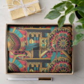 Tribal Beige "Aztec Dream" Packpapier Seidenpapier (Geschenk)