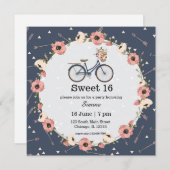 Tribal Bike Einladung (Vorne/Hinten)