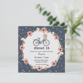 Tribal Bike Einladung (Stehend Vorderseite)