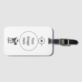 Tribal Black Raptor Gepäckanhänger (Vorderseite (Horizontal))