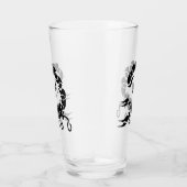 Tribal Black Scorpion Monogram Glas (Rechts)