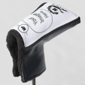 Tribal Black Scorpion Monogram Golf Headcover (3/4 Vorderseite)