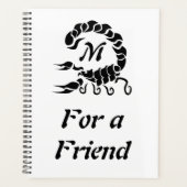 Tribal Black Scorpion Monogram Planer (Vorderseite)