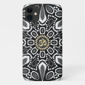 Tribal Black+White Om iPhone 4 Case-Mate Case-Mate iPhone Hülle (Rückseite)