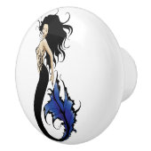 Tribal Blue Mermaid Keramikknauf (Rechts)