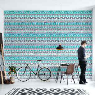 Tribal Blue Tapete