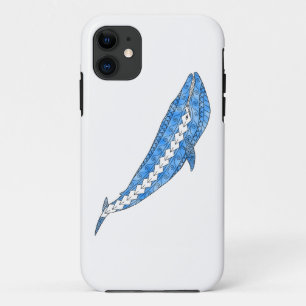 Tribal Blue Whale Case-Mate iPhone Hülle