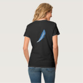 Tribal Blue Whale T-Shirt (Rückseite Vollansicht)