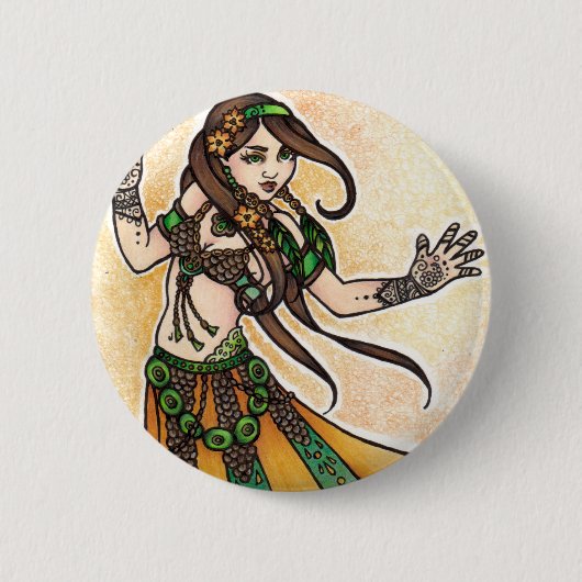 Tribal Bly Dancer Button (Vorderseite)