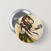Tribal Bly Dancer Button (Vorne & Hinten)