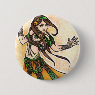 Tribal Bly Dancer Button