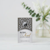 Tribal Bohemisch Holistic New Age Business Card Visitenkarte (Stehend Vorderseite)