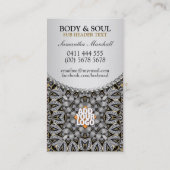 Tribal Bohemisch Holistic New Age Business Card Visitenkarte (Rückseite)