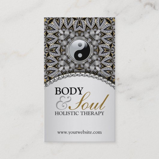 Tribal Bohemisch Holistic New Age Business Card Visitenkarte (Vorderseite)