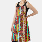 Tribal Boho Art: Nahtlose Hintergrundtextur Schürze (InSitu)