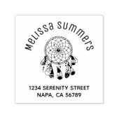 Tribal Boho Dreamcatcher-Artadresse Permastempel (Design)