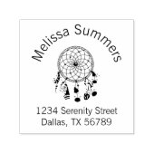 Tribal Boho Dreamcatcher-Artadresse Permastempel (Design)