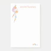 Tribal Boho Dreamcatcher Feathers and Beads Post-it Klebezettel (Vorderseite)