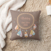 Tribal Boho Dreamcatcher New Baby Keepake Kissen (Decke)