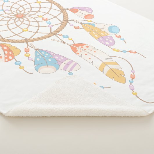 Tribal Boho Dreamcatcher Sherpadecke (3/4)