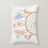 Tribal Boho Dreamcatcher Zierkissen (Vorderseite(Vertikal))