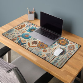 Tribal Boho Elements Desk Mat Schreibtischunterlage