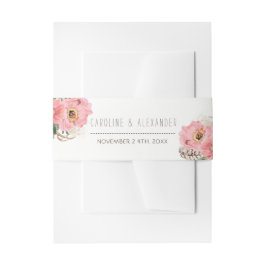 Tribal Boho Feathers Woodland Belly Bands Einladungsbanderole