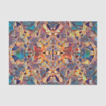 Tribal Boho Hippie Lila gelbes blaues Muster