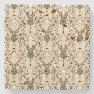 Tribal-Boho-Hirsch, Träumend von Hirschen Steinuntersetzer