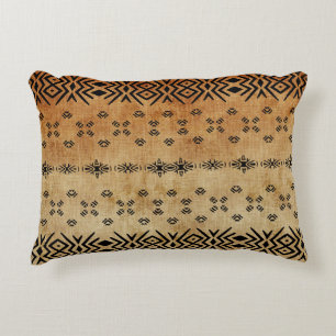 Tribal Brown Beige Dekokissen
