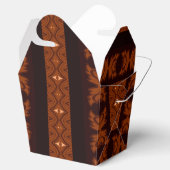 Tribal Brown & Black Pattern Geschenkschachtel (Geöffnet)