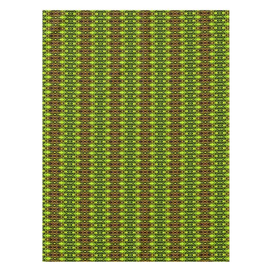 Tribal Brown & Black Pattern Tischdecke (Vorderseite)