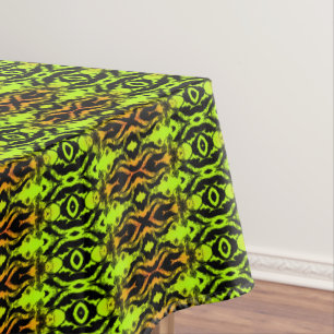 Tribal Brown & Black Pattern Tischdecke