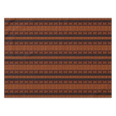 Tribal Brown & Black Pattern Tischdecke (Vorderseite (Horizontal))