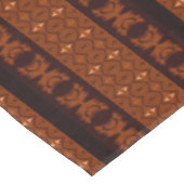 Tribal Brown & Black Pattern Tischdecke (Schrägansicht)