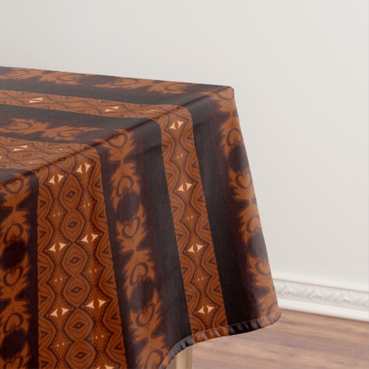 Tribal Brown & Black Pattern Tischdecke (Beispiel)