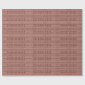 Tribal Brown Muster Geschenkpapier (Flach)
