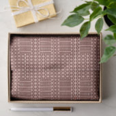 Tribal Brown Muster Seidenpapier (Geschenk)