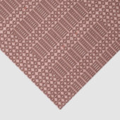 Tribal Brown Muster Seidenpapier (Detail)