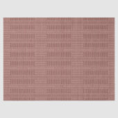 Tribal Brown Muster Seidenpapier (Vorderseite)