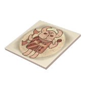 Tribal Bull Rune Fliese (Seite)
