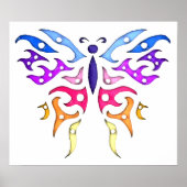 Tribal Butterfly Poster (Vorne)